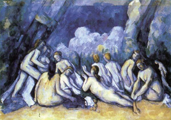 Paul Cezanne Les Grandes Baigneuses Spain oil painting art